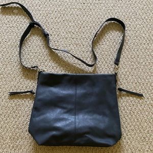 Inc International Blue Faux Leather Crossbody